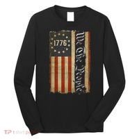 1776 We the People Betsy Ross 4th Of July American Flag Long Sleeve Shirt thumb 0