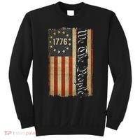 1776 We the People Betsy Ross 4th Of July American Flag Sweatshirt thumb 0