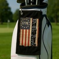 1776 We the People Betsy Ross 4th Of July American Flag Golf Towel thumb 2