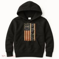 1776 We the People Betsy Ross 4th Of July American Flag Kids Hoodie thumb 0