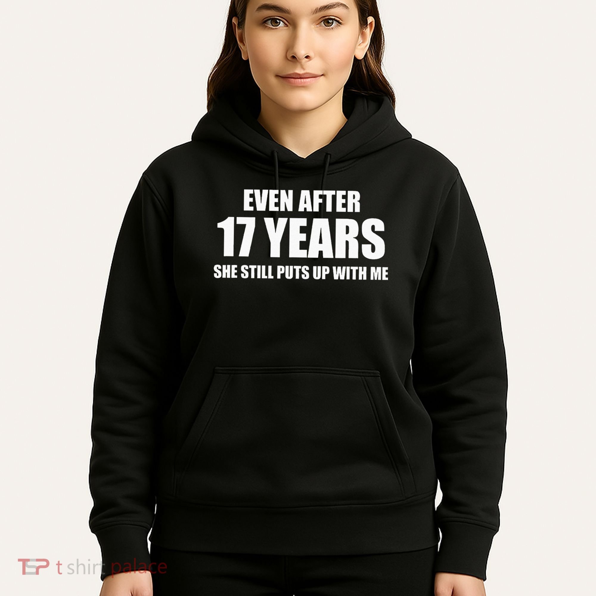 17 Year Anniversary Funny Relationship Gifts For Him Hoodie