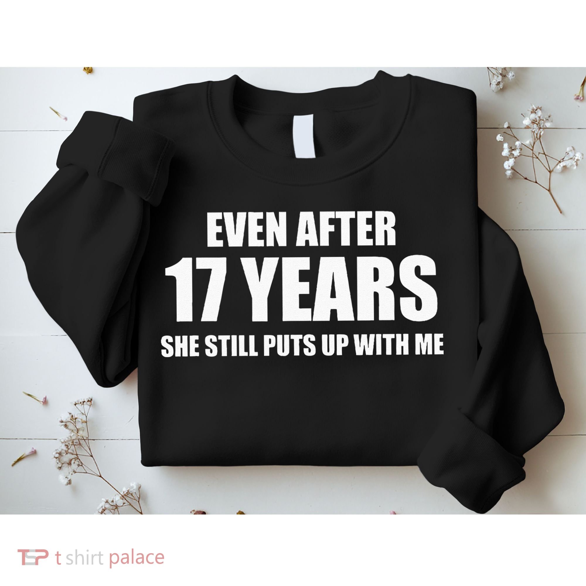 17 Year Anniversary Funny Relationship Gifts For Him Sweatshirt