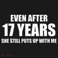 17 Year Anniversary Funny Relationship Gifts For Him Sweatshirt thumb 3