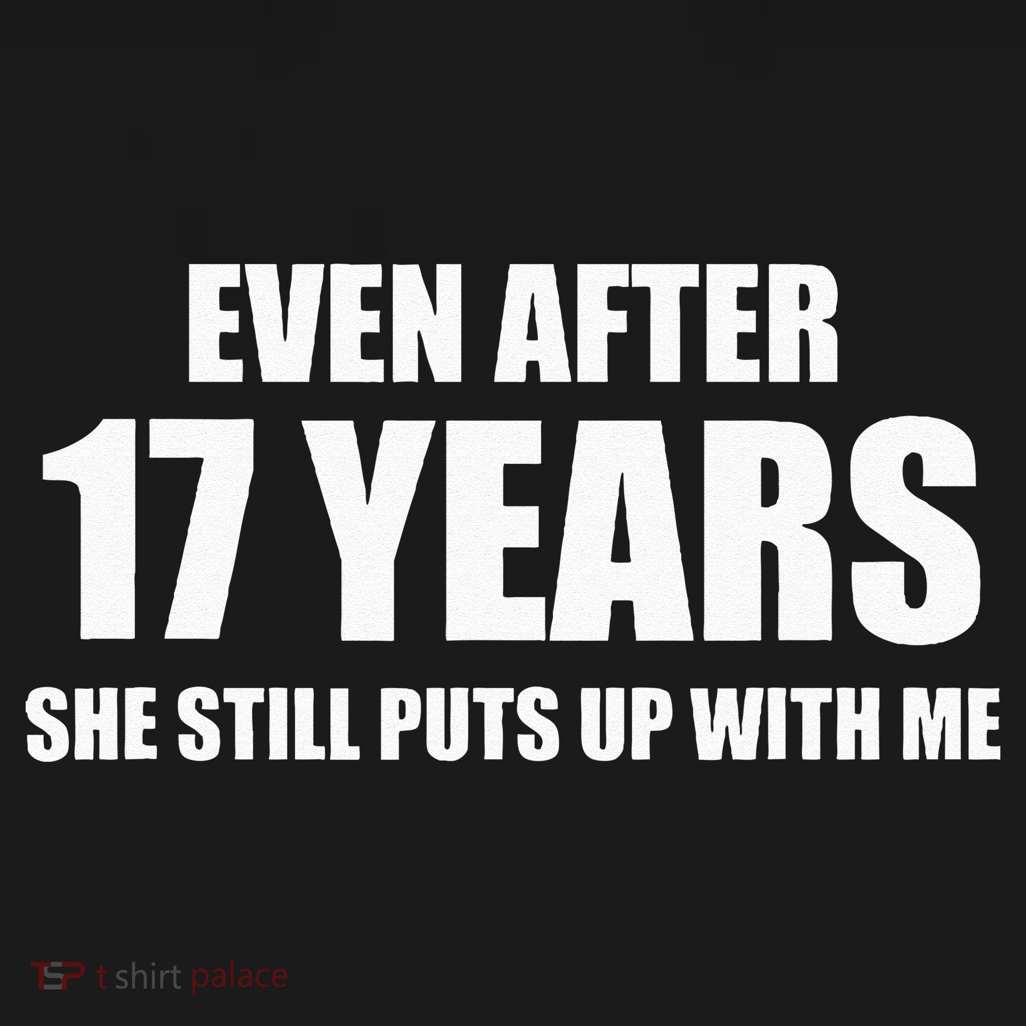17 Year Anniversary Funny Relationship Gifts For Him Women's Tank Top