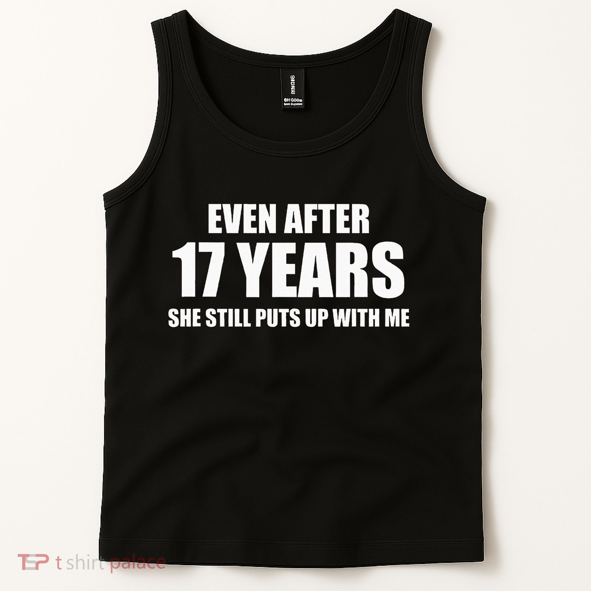 17 Year Anniversary Funny Relationship Gifts For Him Tank Top