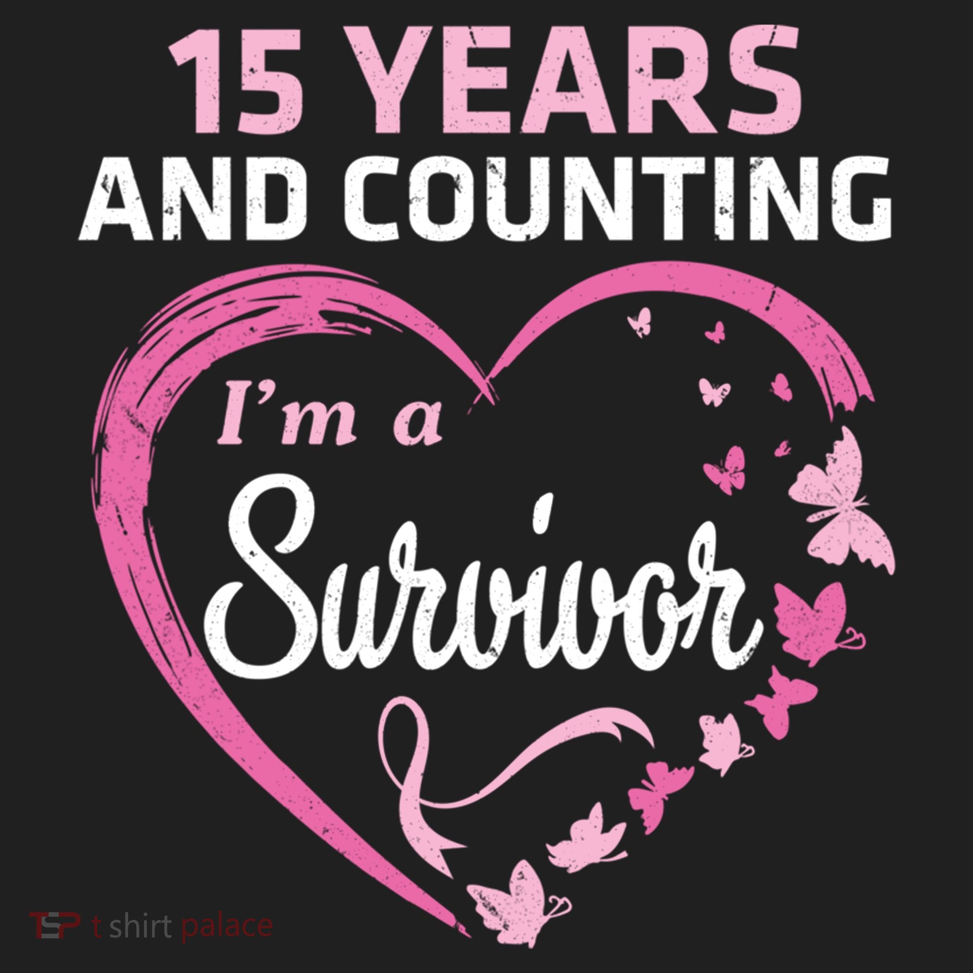 15 Years And Counting I'm A Breast Cancer Survivor Fight Win Gift Beanie