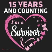 15 Years And Counting I'm A Breast Cancer Survivor Fight Win Gift Hat thumb 2