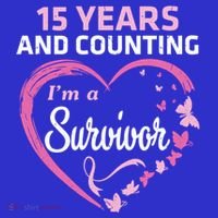 15 Years And Counting I'm A Breast Cancer Survivor Fight Win Gift Visor thumb 3