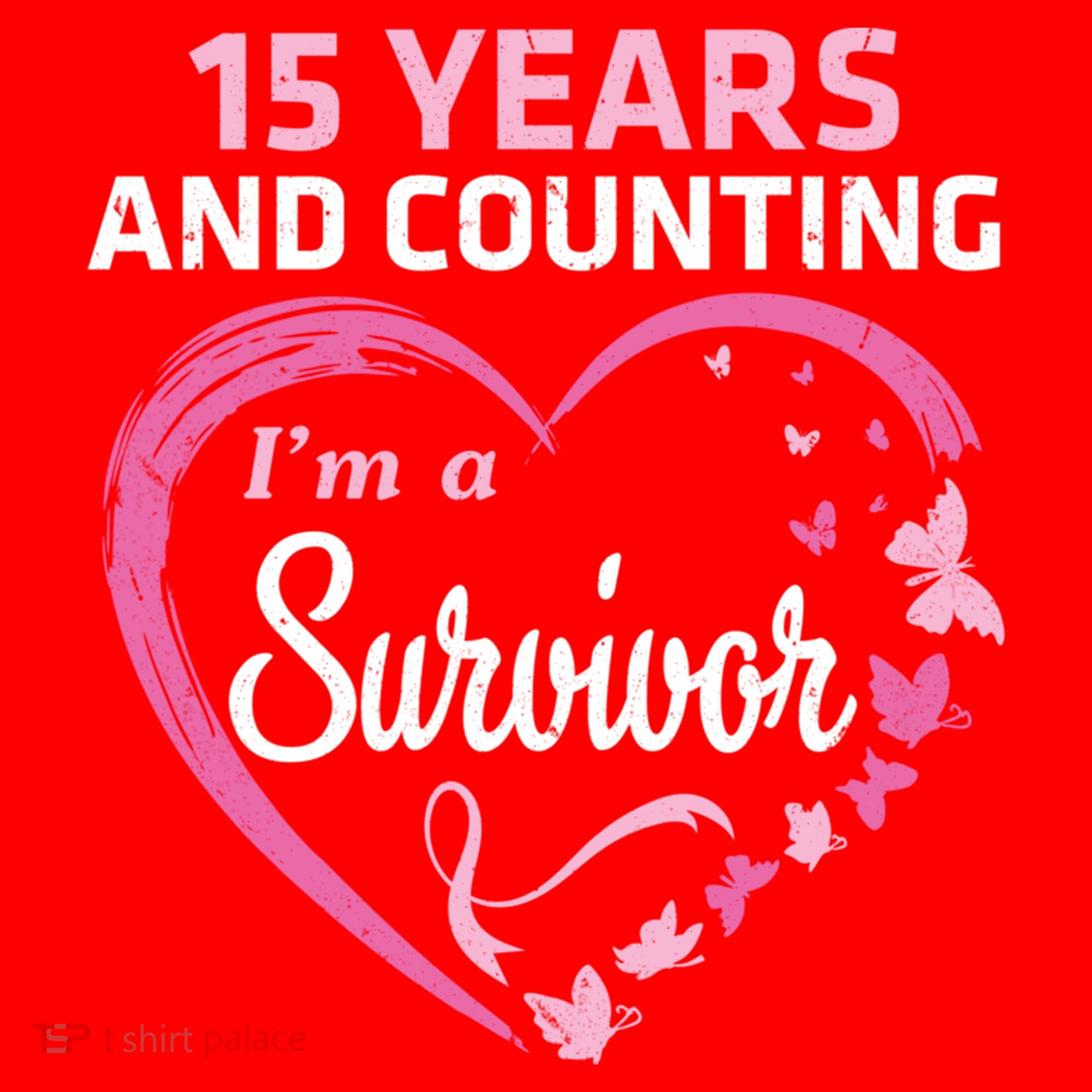 15 Years And Counting I'm A Breast Cancer Survivor Fight Win Gift Santa Hat