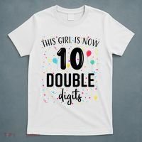 10 Years Birthday 10yr Boy Girl Double Digits 10th Birthday T-Shirt thumb 5
