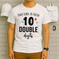 10 Years Birthday 10yr Boy Girl Double Digits 10th Birthday T-Shirt thumb 6