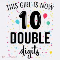 10 Years Birthday 10yr Boy Girl Double Digits 10th Birthday Women's Hoodie thumb 2
