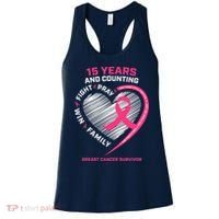 15 Years Cancer Free Gifts 15 Year Breast Cancer Survivor Women's Tank Top thumb 0