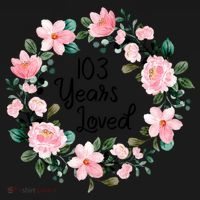 103 Years Loved 103 Years Old Cool 103rd Birthday Great Gift Women's Hoodie thumb 2