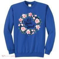 103 Years Loved 103 Years Old Cool 103rd Birthday Great Gift Sweatshirt thumb 0