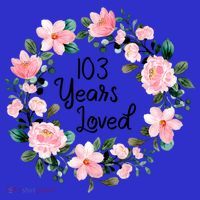 103 Years Loved 103 Years Old Cool 103rd Birthday Great Gift Sweatshirt thumb 3