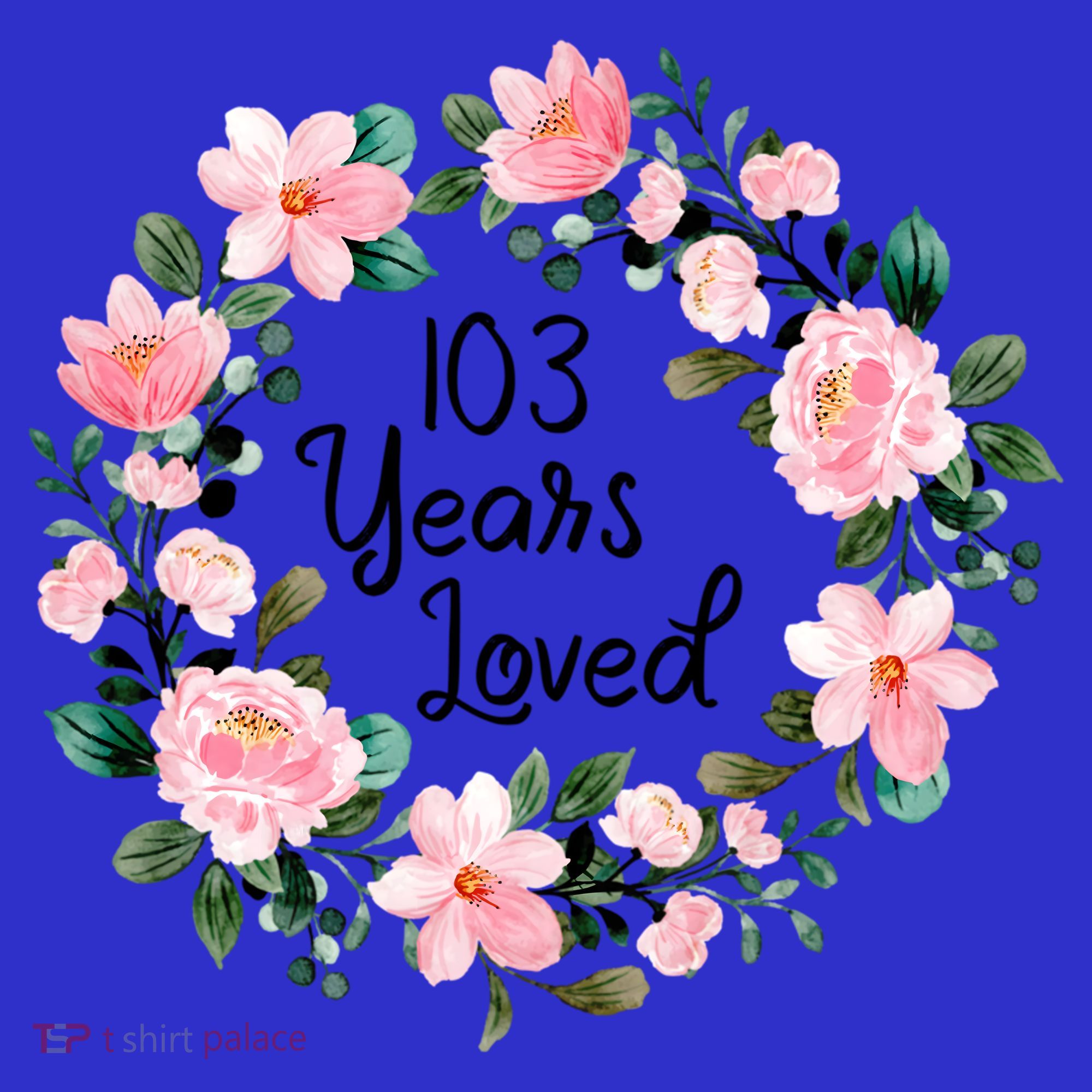 103 Years Loved 103 Years Old Cool 103rd Birthday Great Gift Women's Tank Top