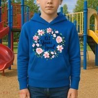 103 Years Loved 103 Years Old Cool 103rd Birthday Great Gift Kids Hoodie thumb 2