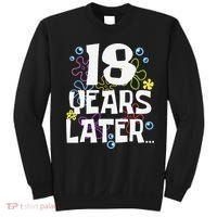 18 Years Later Eighteen 18 Year Old Birthday Gift Sweatshirt thumb 0