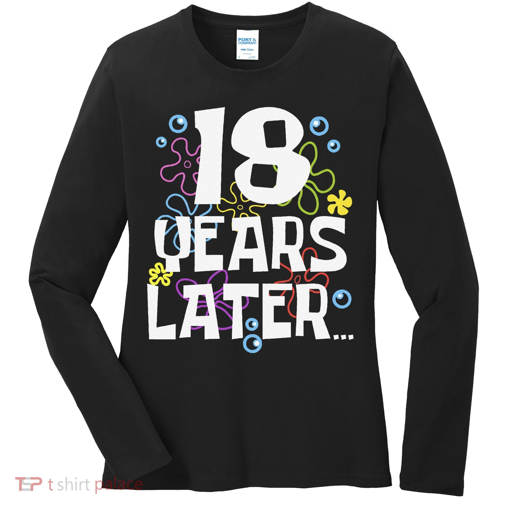 18 Years Later Eighteen 18 Year Old Birthday Gift Women's Long Sleeve Shirt
