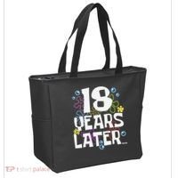 18 Years Later Eighteen 18 Year Old Birthday Gift Tote Bag thumb 2