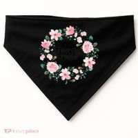 100 Years Loved Men Women 100 Years Old Cool 100th Birthday Gift USA-Made Doggie Bandana thumb 0