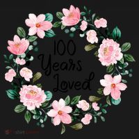 100 Years Loved Men Women 100 Years Old Cool 100th Birthday Gift Women's Long Sleeve Shirt thumb 2