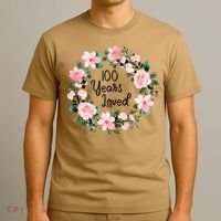 100 Years Loved Men Women 100 Years Old Cool 100th Birthday Gift T-Shirt thumb 3