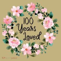 100 Years Loved Men Women 100 Years Old Cool 100th Birthday Gift T-Shirt thumb 7