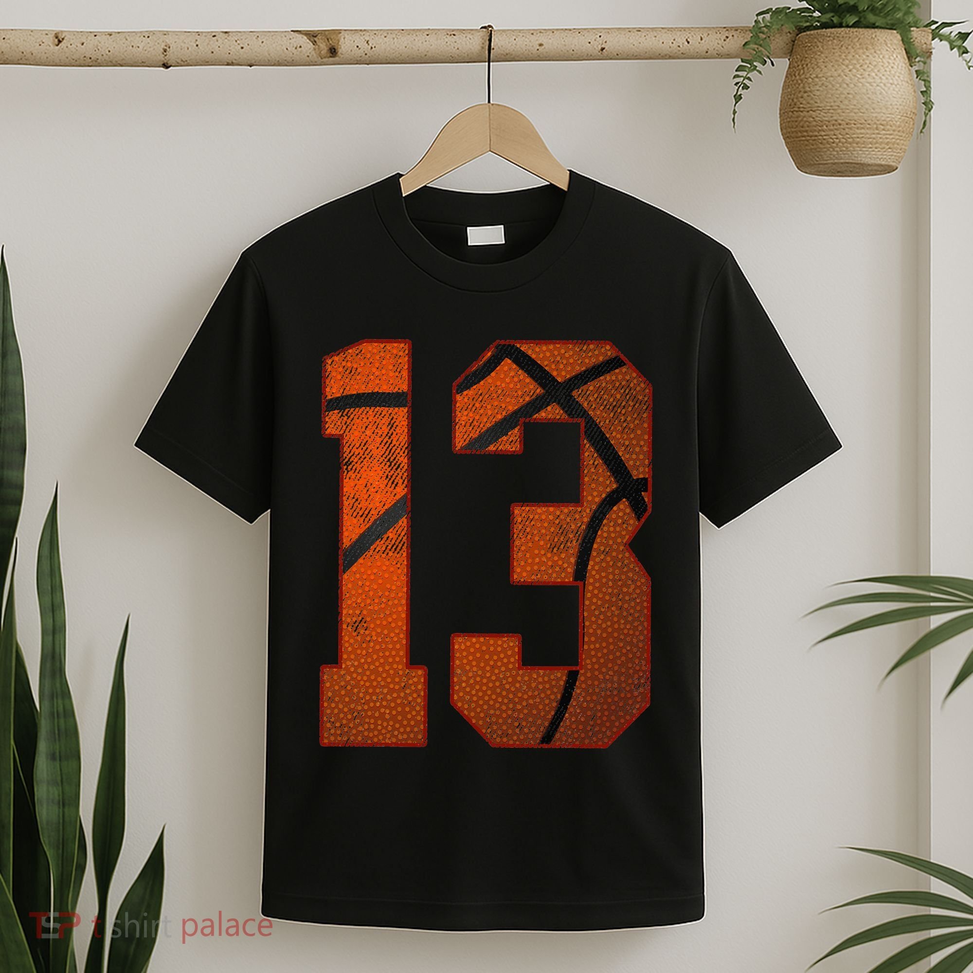 13 Year Old Happy 13th Birthday Basketball 13th Birthday T-Shirt