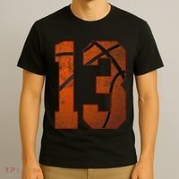 13 Year Old Happy 13th Birthday Basketball 13th Birthday T-Shirt thumb 3