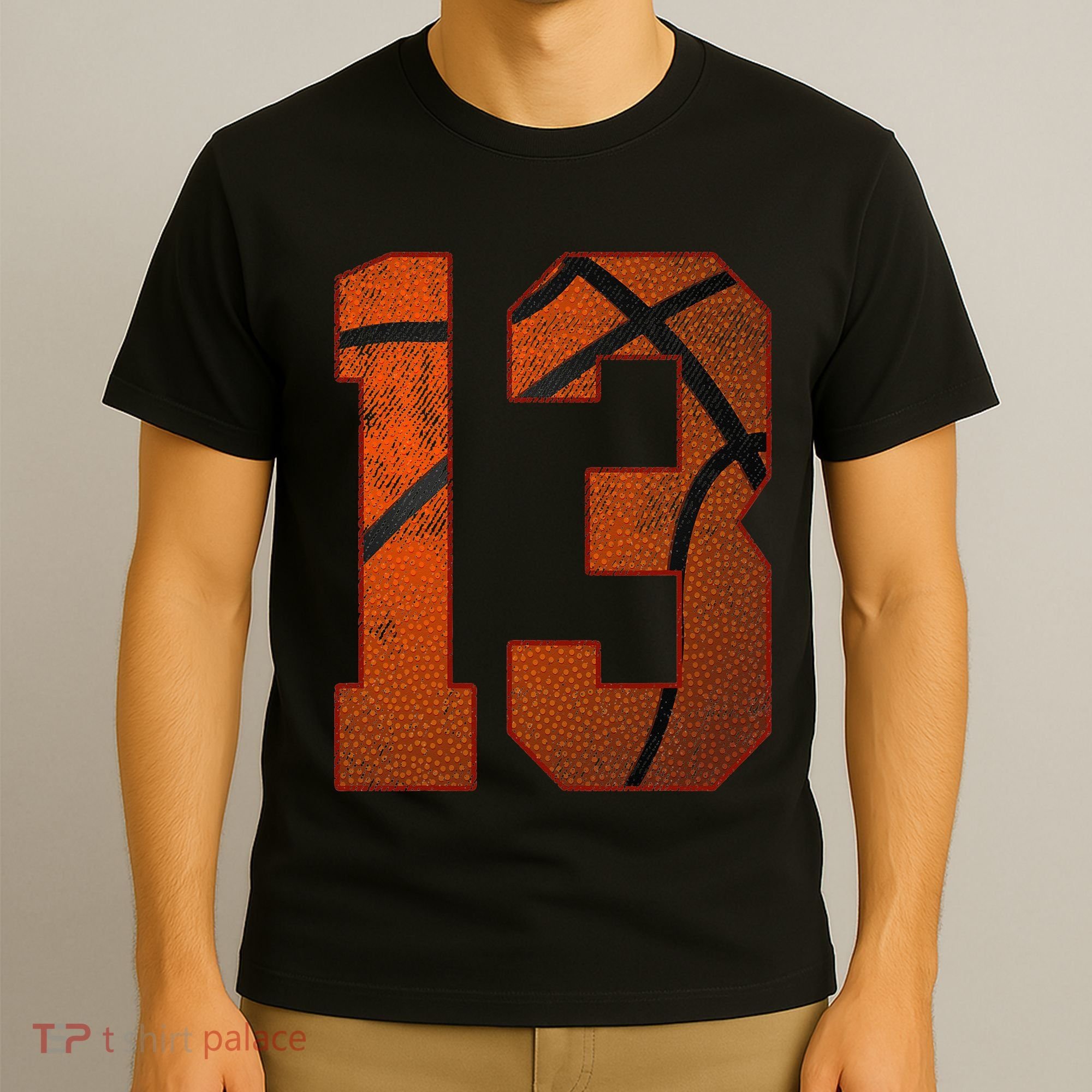 13 Year Old Happy 13th Birthday Basketball 13th Birthday T-Shirt
