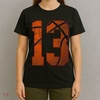 13 Year Old Happy 13th Birthday Basketball 13th Birthday T-Shirt thumb 4