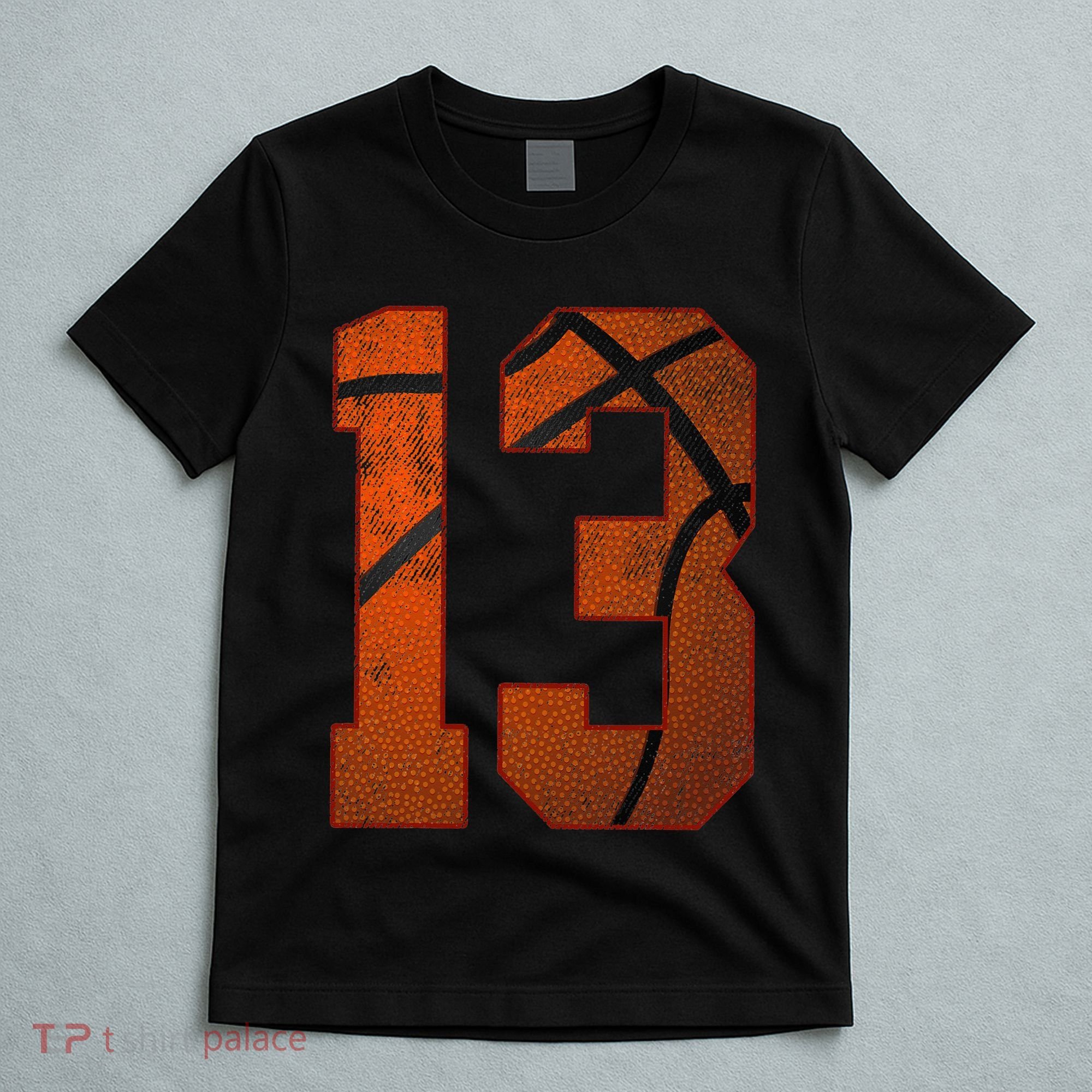 13 Year Old Happy 13th Birthday Basketball 13th Birthday T-Shirt