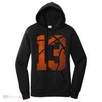 13 Year Old Happy 13th Birthday Basketball 13th Birthday Women's Hoodie thumb 0
