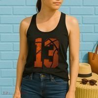 13 Year Old Happy 13th Birthday Basketball 13th Birthday Women's Tank Top thumb 2