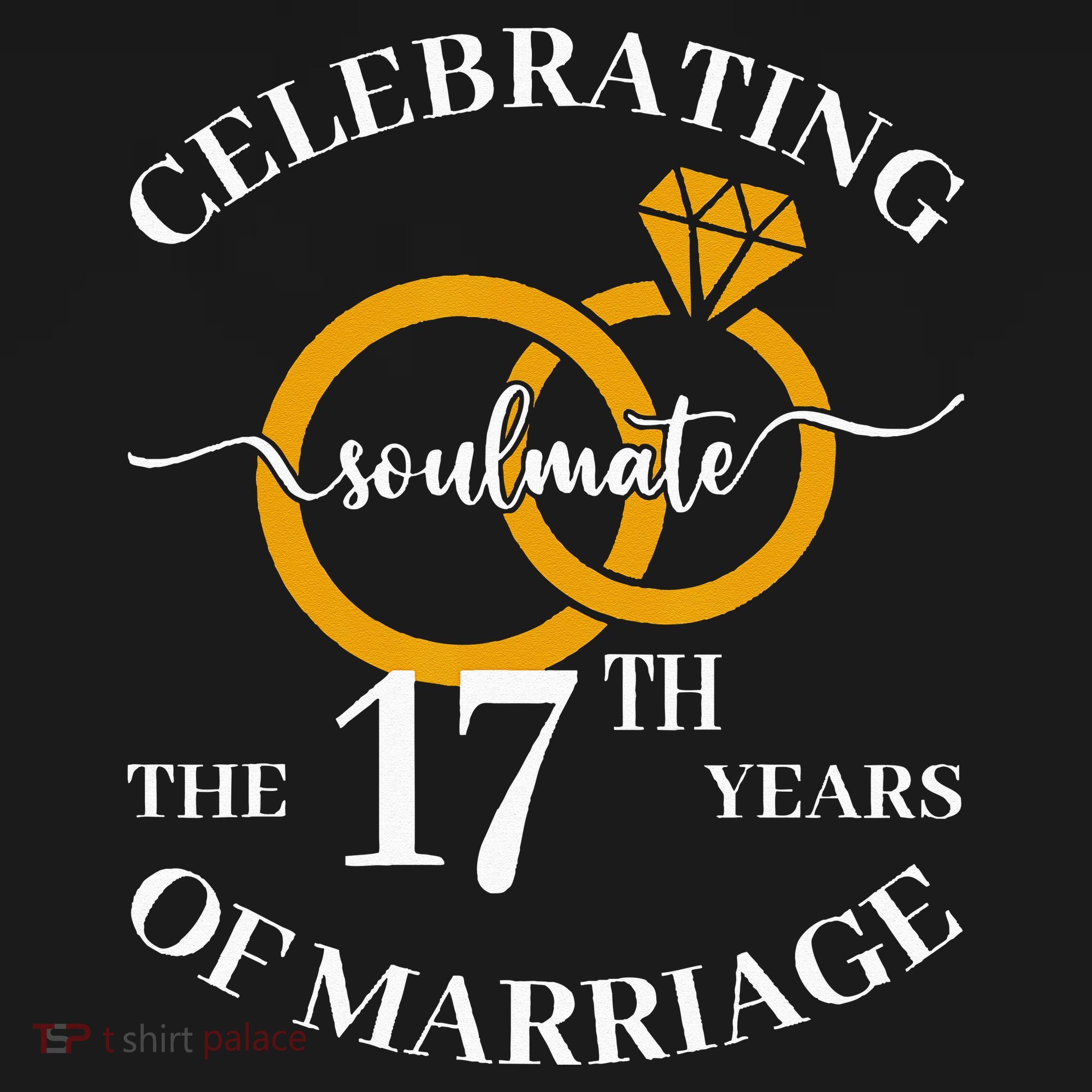 17 Years Of Married Since 2006 Couple Wedding Anniversary Women's Tank Top