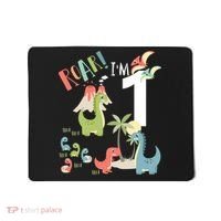 1 Year Old Roar Im 1 1st Birthday Boy T Rex Dinosaur Mousepad thumb 0