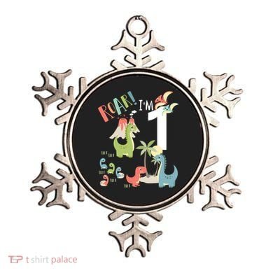 1 Year Old Roar Im 1 1st Birthday Boy T Rex Dinosaur Ornament