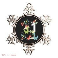 1 Year Old Roar Im 1 1st Birthday Boy T Rex Dinosaur Ornament thumb 0