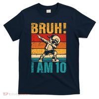 10 Year Old Birthday Dabbing Boy Bruh ItS My 10th Birthday T-Shirt thumb 0