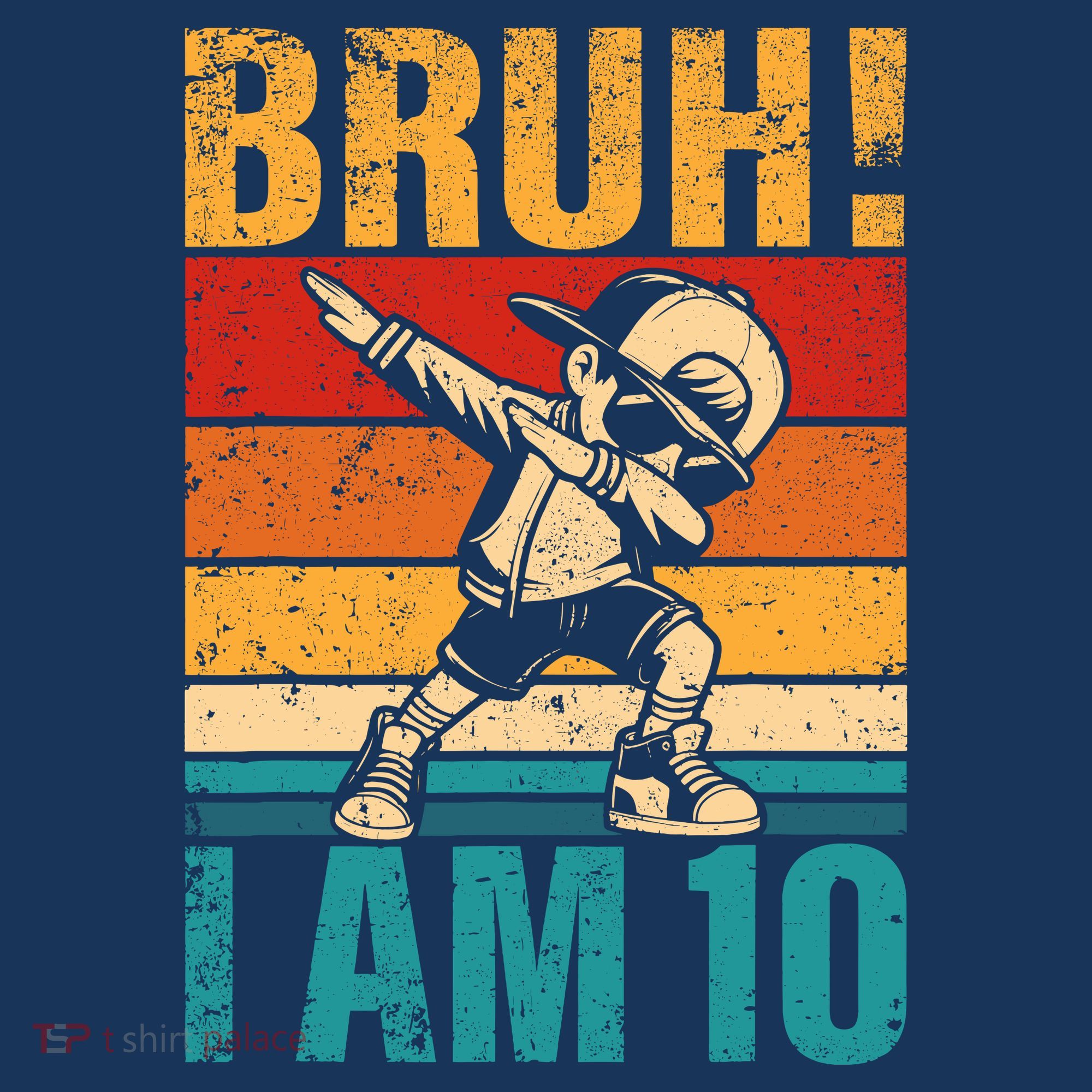10 Year Old Birthday Dabbing Boy Bruh ItS My 10th Birthday Women's Hoodie