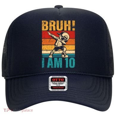 10 Year Old Birthday Dabbing Boy Bruh ItS My 10th Birthday Hat