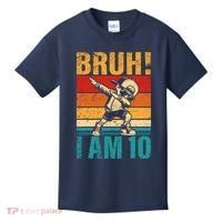 10 Year Old Birthday Dabbing Boy Bruh ItS My 10th Birthday Kids T-Shirt thumb 0