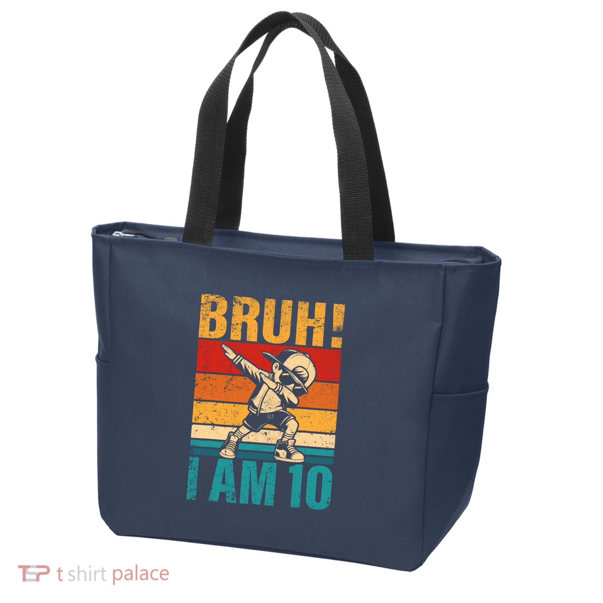 10 Year Old Birthday Dabbing Boy Bruh ItS My 10th Birthday Tote Bag