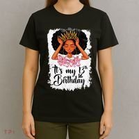 13 Year Old Gift Women Teenager Its My 13th Birthday T-Shirt thumb 4