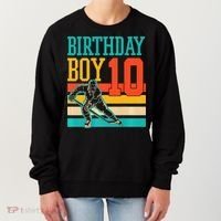 10 Year Old Ice Hockey Themed Birthday Party 10th  Gift Women's Sweatshirt thumb 0