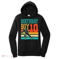 10 Year Old Ice Hockey Themed Birthday Party 10th  Gift Women's Hoodie thumb 0