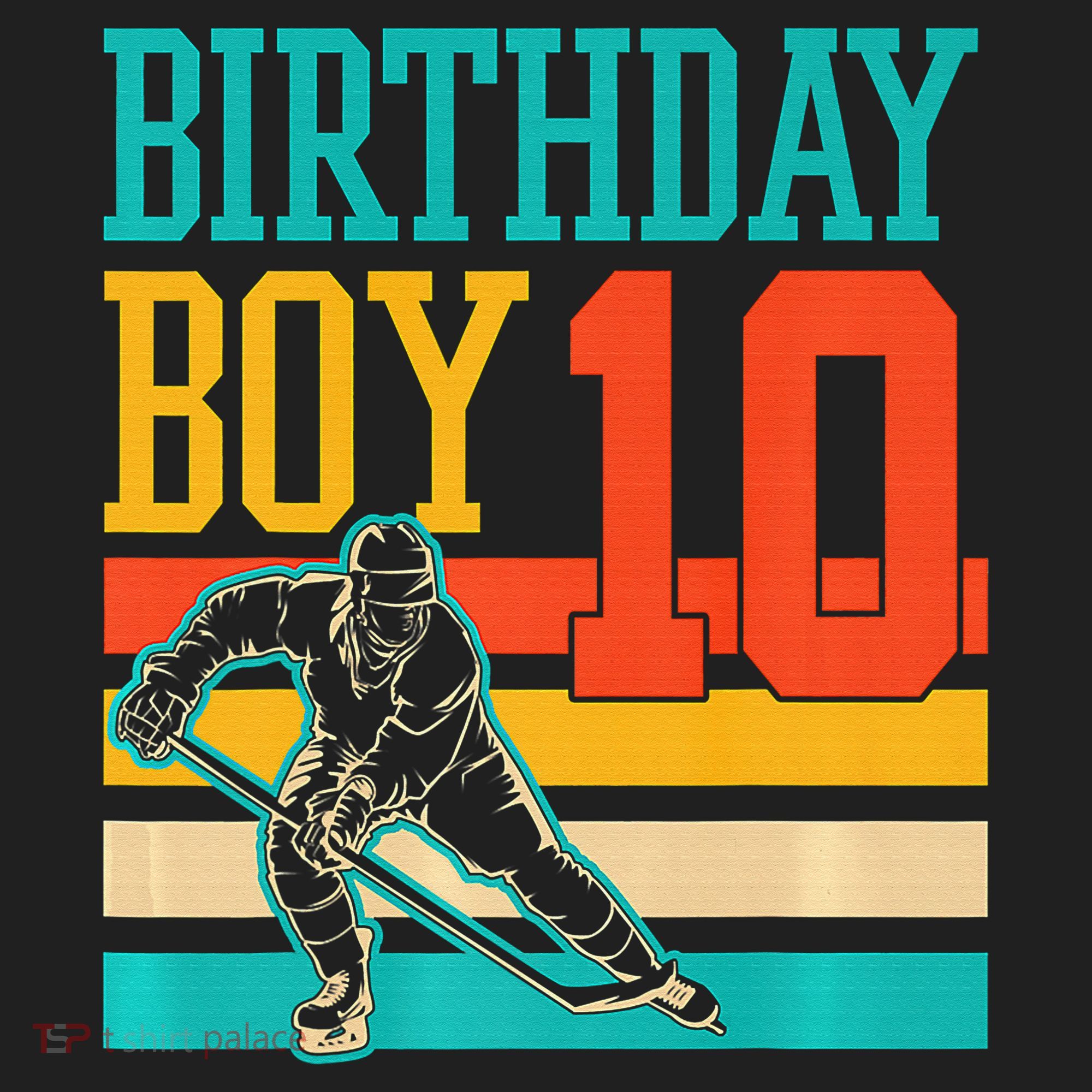10 Year Old Ice Hockey Themed Birthday Party 10th  Gift Hat