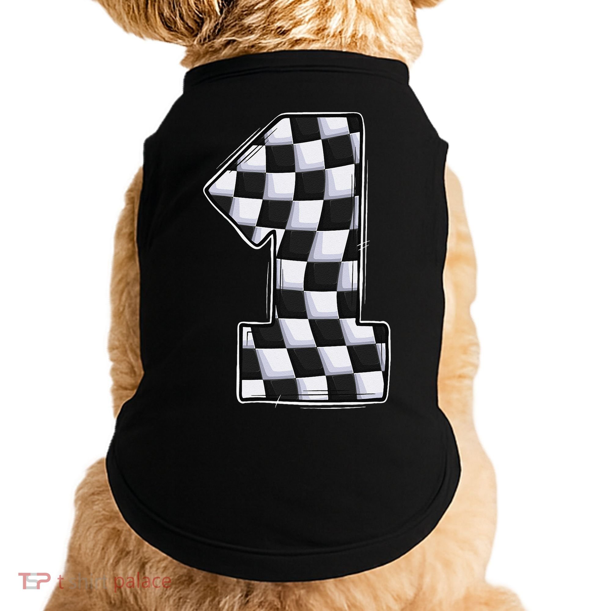 1 Year Old Pit Crew One Car Racing 1st Birthday Race Car Doggie Tank